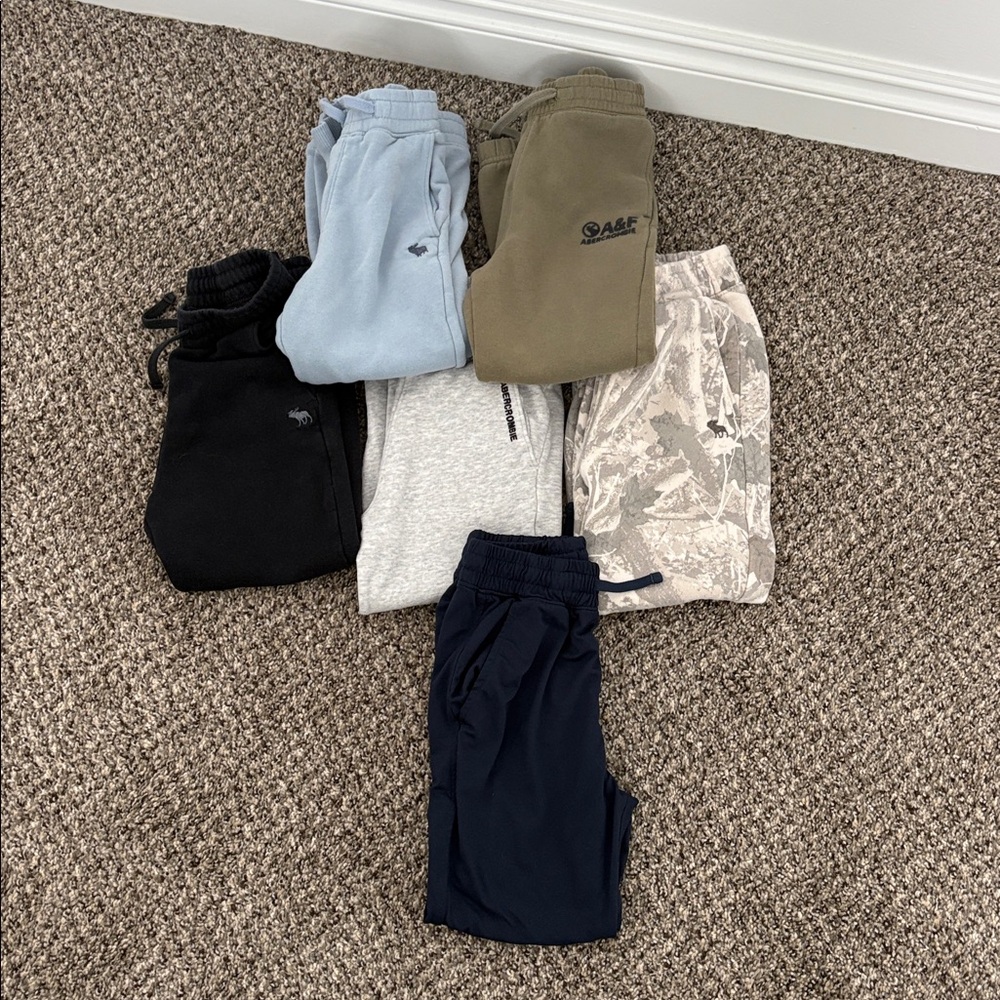 Abercrombie & Fitch Kids Bottoms - Blue, Green, Black, Gray, and Cream